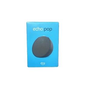 Amazon Echo Pop Full Sound Compact Smart Speaker with Alexa - Charcoal (SEALED)